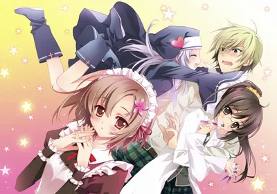 Characters Maria Takayama Abstract Wallpaper 4K 1920x1347 An, Hd, Wallpaper, Featuring, Characters, Maria, Takayama, (rika, Shiguma, Yukimura, Kusunoki, Kodaka, White, Landscape, Full HD