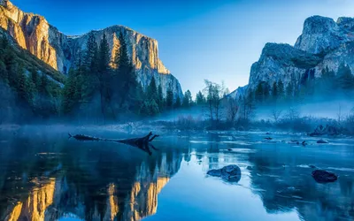 Bright Yosemite Wallpaper Nature Wallpaper 4K 2560x1600 Hd, Desktop, Wallpaper, Of, Yosemite, National, Park, At, Dawn, Featuring, Serene, Lake, Pink, White, Ultrawide, QHD
