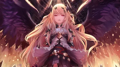 Vibrant Dark Wallpaper Black/Dark Wallpaper 4K 1920x1080 Hd, Wallpaper, Featuring, Dark, Angel, Olivia, From, The, Video, Game, Shingeki, Bahamut), Black, Ultrawide, Full HD
