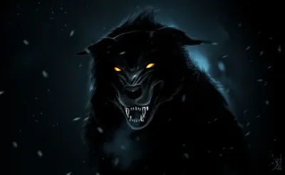 Bright Fantasy Wallpaper Black/Dark Wallpaper 4K 4152x2561 Hd, Fantasy, Wallpaper, Featuring, A, Dark, Menacing, Wolf, Glowing, Yellow, Eyes, Set, Brown, Gray, Ultrawide, 4k