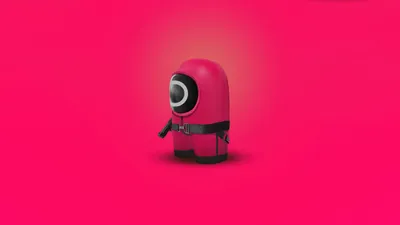 Vibrant Minimalist Wallpaper Minimal Wallpaper 4K 5120x2880 Minimalist, 4k, Ultra, Hd, Wallpaper, Featuring, A, Red, Among, Crewmate, Styled, Squid, Ultrawide
