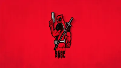 Minimalist Comic Deadpool Minimal Wallpaper 4K 3840x2160 Minimalist, Comic, Deadpool, Hd, Desktop, Wallpaper, Red, Ultrawide, 4k