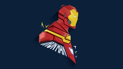 Vivid Minimalist Wallpaper Minimal Wallpaper 4K 5120x2880 Minimalist, Comic, Iron, Man, Hd, Desktop, Red, Ultrawide, 4k