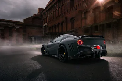 Golden Novitec Wallpaper Cars Wallpaper 4K 4096x2734 2016, Novitec, Rosso, Ferrari, F12, Berlinetta, Gray, Landscape, 4k