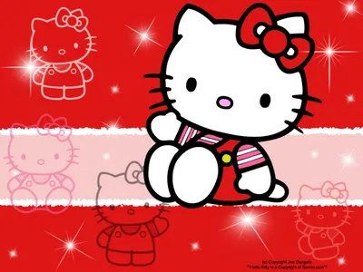 Hello Kitty Cute Red Pink Space Wallpaper 4K 1440x1080 Hd, Desktop, Wallpaper, Featuring, Hello, Kitty, With, A, Cute, Red, Pink, Adorned, White, Landscape