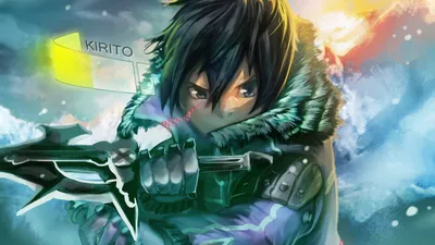 Dark Kirito Wallpaper Abstract Wallpaper 4K 2920x1643 Hd, Desktop, Wallpaper, Of, Kirito, From, The, Anime, Sword, Art, Online, Featuring, White, Gray, Ultrawide, QHD