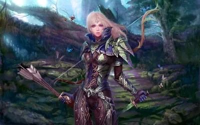 Fantasy Archer Woman Fantasy Wallpaper 4K 1920x1200 Hd, Desktop, Wallpaper, Of, A, Fantasy, Archer, Woman, Warrior, Detailed, Armor, Standing, White, Ultrawide, Full HD