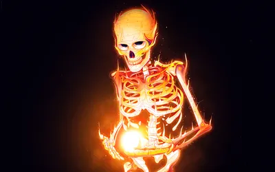 Dark Themed Glowing Black/Dark Wallpaper 4K 1920x1200 A, Dark-themed, Hd, Desktop, Wallpaper, Featuring, Glowing, Skeleton, Holding, Radiant, Orb, Vibrant, White, Ultrawide, Full HD