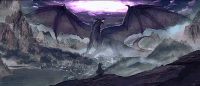 Dramatic Fantasy Massive Dragon Looming Nature Wallpaper 4K 4409x1900 Hd, Desktop, Wallpaper, Featuring, A, Dramatic, Fantasy, Scene, Massive, Dragon, Looming, Over, White, Ultrawide, 4k