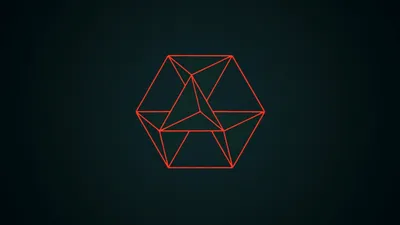 Minimalist Abstract Design Red Geometric Minimal Wallpaper 4K 1920x1080 Hd, Pc, Desktop, Wallpaper, Featuring, A, Minimalist, Abstract, Design, Red, Geometric, Facets, Brown, Black, Ultrawide, Full HD