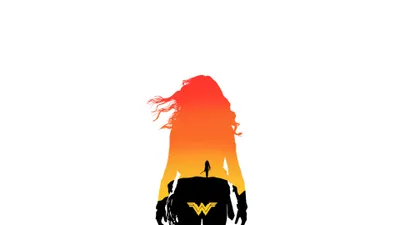 Bold Minimalist Wallpaper Minimal Wallpaper 4K 3840x2160 Minimalist, Wonder, Woman, Movie, 1984, Hd, Desktop, White, Orange, Ultrawide, 4k