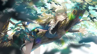 Moody Kirara Wallpaper Games Wallpaper 4K 4800x2700 Hd, Wallpaper, Of, Kirara, From, The, Video, Game, (genshin, Impact), Perched, Tree, White, Ultrawide, 4k