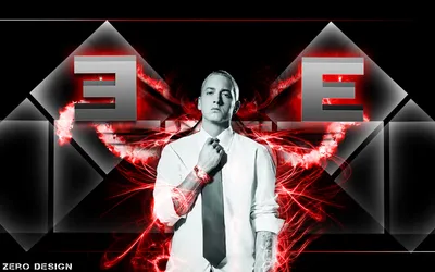 Serene Eminem Wallpaper Abstract Wallpaper 4K 1920x1200 Hd, Wallpaper, Featuring, Eminem, Showcasing, Dynamic, Red, Graphics, Geometric, Shapes, Creating, Striking, White, Ultrawide, Full HD