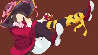 Megumin Konosuba Vibrant Anime Abstract Wallpaper 4K 3840x2160 4k, Ultra, Hd, Pc, Desktop, Wallpaper, Of, Megumin, Konosuba, Featuring, Vibrant, Anime, White, Ultrawide