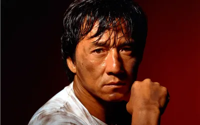 Radiant Celebrity Wallpaper Black/Dark Wallpaper 4K 1920x1200 Hd, Desktop, Wallpaper, Of, Celebrity, Jackie, Chan, Showcasing, Close-up, Portrait, Serious, Expression, White, Brown, Orange, Ultrawide, Full HD