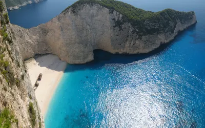 Bold Navagio Wallpaper Nature Wallpaper 4K 1920x1200 Navagio, Beach, On, Zakynthos, Island, In, Greece, Featuring, Clear, Blue, Sea, White, Yellow, Ultrawide, Full HD