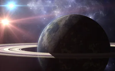 Sci Quad Ringed Space Wallpaper 4K 2880x1800 Sci-fi, 2k, Quad, Hd, Pc, Desktop, Wallpaper, Ringed, Sci, Planet, Prominent, Planetary, Gray, Ultrawide, QHD