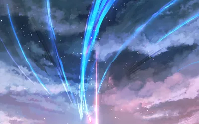 Sky Anime Your Name Vibrant Nature Wallpaper 4K 1920x1200 Hd, Desktop, Wallpaper, Featuring, A, Beautiful, Sky, Scene, Anime, Your, Name, Vibrant, Gray, Ultrawide, Full HD