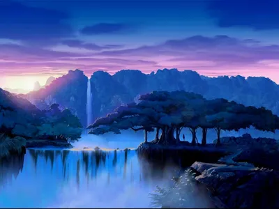 Dreamy Fantasy Wallpaper Nature Wallpaper 4K 1518x1139 Hd, Desktop, Wallpaper, Featuring, A, Fantasy, Landscape, With, Waterfall, Lush, Trees, Tranquil, Red