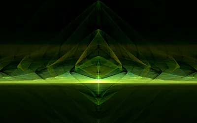 Abstract Fractal Design Dark Black Black/Dark Wallpaper 4K 1920x1200 An, Hd, Desktop, Wallpaper, Featuring, Abstract, Fractal, Design, Dark, Black, Vibrant, Green, Ultrawide, Full HD