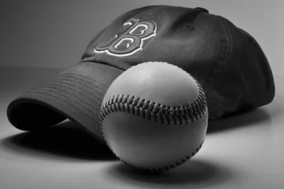 Bright Boston Wallpaper Abstract Wallpaper 4K 4288x2848 Boston, Red, Sox, Cap, And, Baseball, On, A, Gray, Surface, Sports-themed, Ultra, Ultrawide, 4k