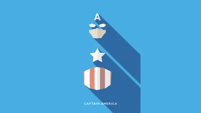 Minimalist Comic Captain Minimal Wallpaper 4K 3840x2160 Minimalist, Comic, Captain, America, Hd, Desktop, Yellow, Pink, Brown, Ultrawide, 4k