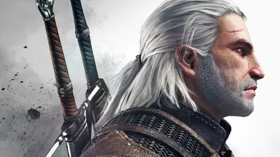 Calm Geralt Wallpaper Abstract Wallpaper 4K 1920x1080 Hd, Desktop, Wallpaper, Featuring, Geralt, Of, Rivia, From, Witcher, Wild, Hunt, Showcasing, White, Ultrawide, Full HD