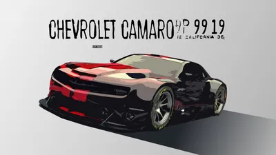 Vector Illustration Sleek Chevrolet Cars Wallpaper 4K 3000x1688 Hd, Desktop, Wallpaper, Featuring, A, Vector, Illustration, Of, Sleek, Chevrolet, Camaro, Muscle, White, Ultrawide, QHD
