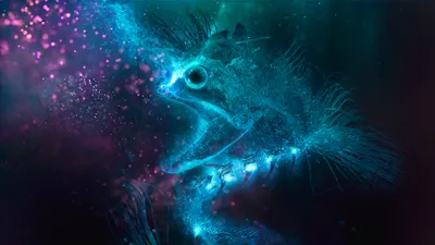Vibrant Abstract Wallpaper Abstract Wallpaper 4K 3840x2160 Abstract, 3d, Hd, Desktop, Wallpaper, And, Background, Featuring, Glowing, Ethereal, Fish, Surrounded, Brown, Ultrawide, 4k