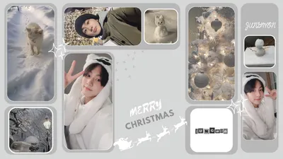 Enhypen Members Winter Christmas Theme Nature Wallpaper 4K 1920x1080 Hd, Pc, Desktop, Wallpaper, Featuring, Enhypen, Members, With, Winter, Christmas, Theme, Blending, White, Gray, Ultrawide, Full HD