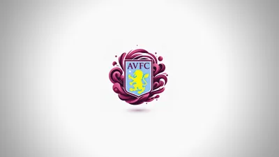 Minimalist Aston Villa Logo Centered Minimal Wallpaper 4K 3840x2160 Minimalist, Aston, Villa, F.c., Logo, Centered, On, A, Soft, White, Gradient, Maroon, Ultrawide, 4k