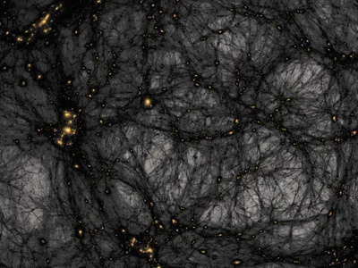 Crisp Depicting Wallpaper Space Wallpaper 4K 2412x1809 Hd, Pc, Desktop, Wallpaper, Depicting, A, Sci‑fi, Universe, Dark, Cosmic, Web, Structures, Gray, Landscape, Full HD