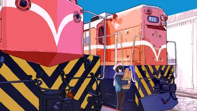 Calm Anime Wallpaper Abstract Wallpaper 4K 1920x1080 Anime, 1920x1080, Pink, Gray, Yellow, Ultrawide, Full HD