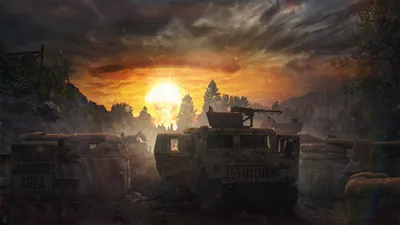 Sci Apocalyptic Depicting Humvee Amid Nature Wallpaper 4K 1920x1080 A, Sci‑fi, Apocalyptic, Hd, Desktop, Wallpaper, Depicting, Humvee, Amid, Dark, Landscape, Massive, White, Ultrawide, Full HD