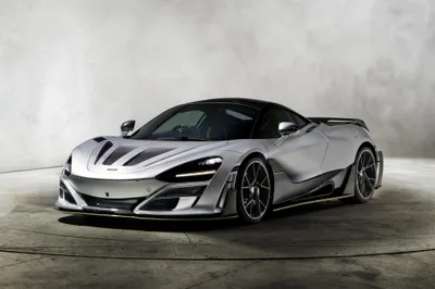 Silver Mclaren 720s Supercar Showcased Minimal Wallpaper 4K 4096x2731 Silver, Mclaren, 720s, Supercar, Showcased, In, 4k, Ultra, Parked, Concrete, Floor, Minimalist, White, Gray, Landscape