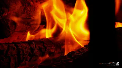 Serene Fire Wallpaper Abstract Wallpaper 4K 1920x1080 Purple, Orange