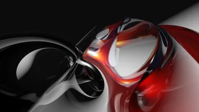 Bold Abstract Wallpaper Black/Dark Wallpaper 4K 2560x1440 Abstract, Cgi, Design, Featuring, Smooth, Black, And, Red, Shapes, Against, Dark, Creating, Gray, White, Ultrawide, QHD