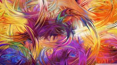 Abstract Artistic Vibrant Swirling Abstract Wallpaper 4K 1920x1080 Abstract, Artistic, Hd, Pc, Desktop, Wallpaper, Featuring, Vibrant, Swirling, Brushstrokes, Warm, Cool, Orange, Gray, Ultrawide, Full HD