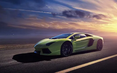 Vibrant Green Open Cars Wallpaper 4K 1920x1200 A, Vibrant, Green, Lamborghini, Aventador, Lp, 700-4, Parked, Open, Road, Captured, During, Gray, Ultrawide, Full HD