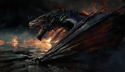 Epic Fierce Wallpaper Fantasy Wallpaper 4K 1920x1102 Hd, Desktop, Wallpaper, Featuring, A, Fierce, Dragon, Amidst, Fiery, Apocalyptic, Landscape, Suitable, Gray, Brown, Purple, Ultrawide, Full HD