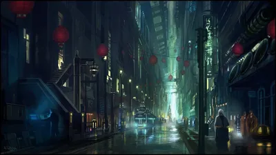 Moody Definition Wallpaper World Wallpaper 4K 3840x2160 A, High-definition, Wallpaper, Of, Cyberpunk, Sci-fi, City, Street, Featuring, Neon, Lights, Red, Brown, Gray, Green, Ultrawide, 4k