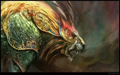 Dreamy Depicting Wallpaper Animals Wallpaper 4K 1680x1050 Hd, Desktop, Wallpaper, Depicting, A, Fantastical, Creature, Part, Lion, Fiery, Mane, Dragon-like, Gray, Orange, White, Ultrawide