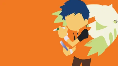 Misty Minimalist Wallpaper Minimal Wallpaper 4K 1920x1080 Minimalist, Anime-style, Digimon, Character, With, Blue, Hair, And, Orange, Designed, Desktop, Ultrawide, Full HD