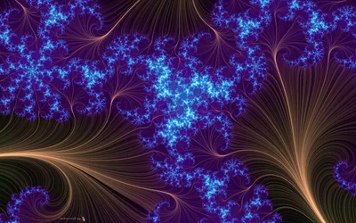 Vibrant Abstract Blue Psychedelic Abstract Wallpaper 4K 2560x1600 A, Vibrant, Abstract, Wallpaper, Featuring, Blue, Psychedelic, Fractal, Pattern, Intricate, Swirls, Curves, Brown, Ultrawide, QHD