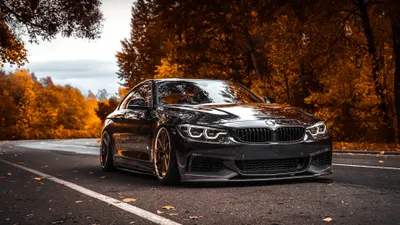 Sleek Silver Series Car Cars Wallpaper 4K 3840x2160 A, Sleek, Silver, Bmw, 4, Series, Car, Parked, Autumn, Road, Captured, Stunning, White, Ultrawide, 4k