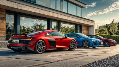 Crisp Three Wallpaper Cars Wallpaper 4K 2912x1632 Hd, Pc, Desktop, Wallpaper:, Featuring, Three, Audi, R8, Cars, Parked, Front, Modern, Gray, Ultrawide, QHD