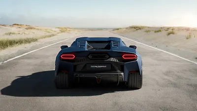 Sleek Temerario Sports Car Cars Wallpaper 4K 3840x2160 A, Sleek, Lamborghini, Temerario, Sports, Car, Showcased, From, Rear, Set, Against, Open, White, Ultrawide, 4k