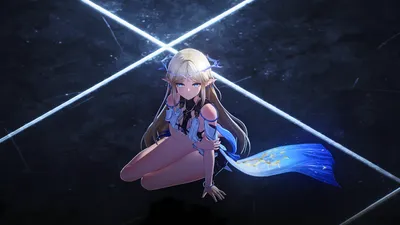 Serene Anime Wallpaper Abstract Wallpaper 4K 2560x1440 Anime, 2560x1440, Black, Ultrawide, QHD