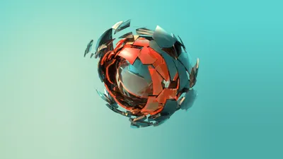 Vibrant Abstract Wallpaper Abstract Wallpaper 4K 2560x1440 An, Abstract, Hd, Wallpaper:, Featuring, A, Faceted, Spherical, Shape, Vibrant, Colors, Design, White, Gray, Ultrawide, QHD