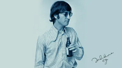 Vintage Contemplative John Lennon Holding Abstract Wallpaper 4K 1920x1080 A, Vintage-style, Hd, Desktop, Wallpaper, Featuring, Contemplative, John, Lennon, Holding, Bottle, Showcasing, Gray, Ultrawide, Full HD